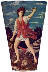 David with the head of Goliath  - Andrea del Castagno, 1423-1457