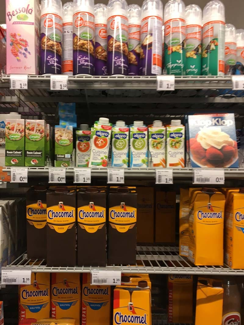 Onde achar creme de leite nos supermercados da Holanda