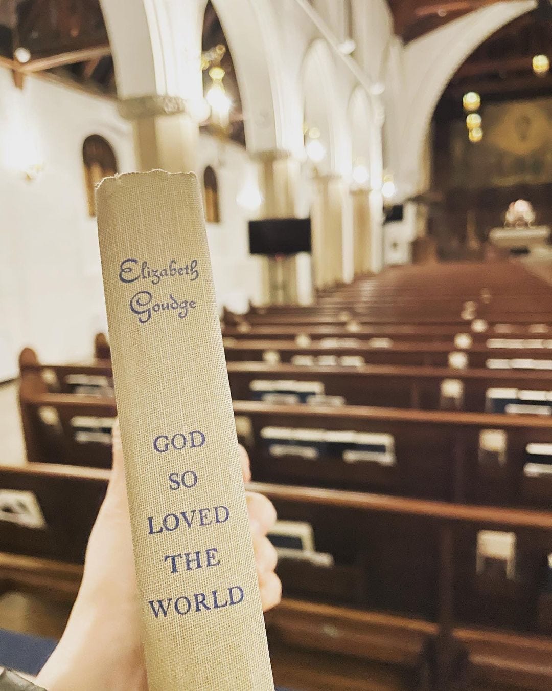 God So Loved the World by Elizabeth Goudge in the nave at Church of the Ascension, Pittsburgh, PA. 