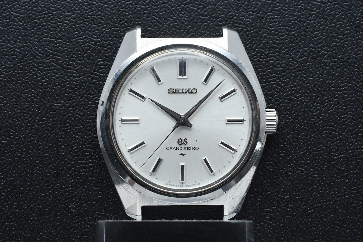 SEIKO GS 44GS Ref: 4420-9000 Grand Seiko Late GS Medallion Manual Winding Men's Watch ■13692