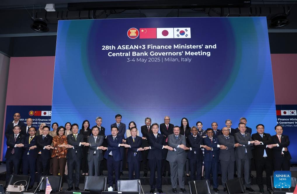 ASEAN+3 finance ministers, central bank governors conclude meeting in Milan -Xinhua ASEAN+3 finance ministers, central bank governors conclude meeting in Milan -Xinhua