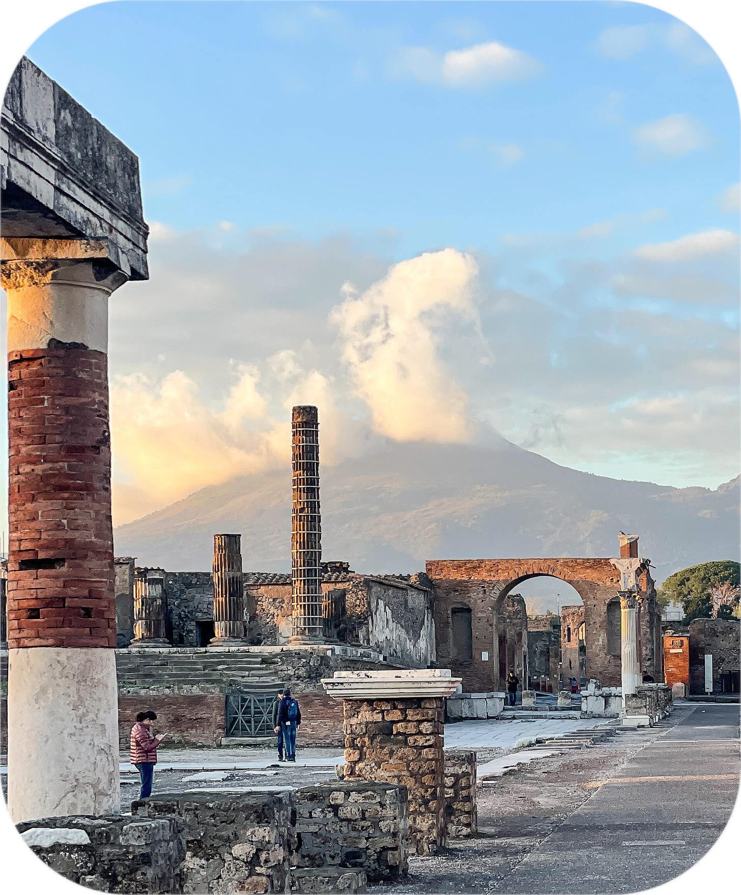 Mount Vesuvius, near Pompeii