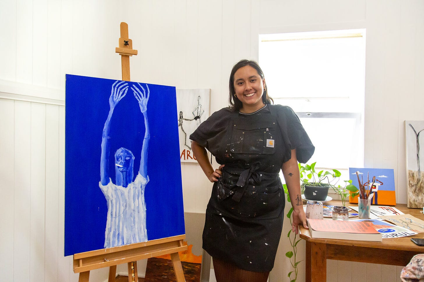 In the studio with Mia Boe — innerspace contemporary art