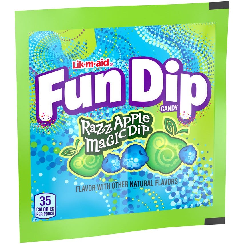 Fun Dip Peg Bag 2.07oz 6ct