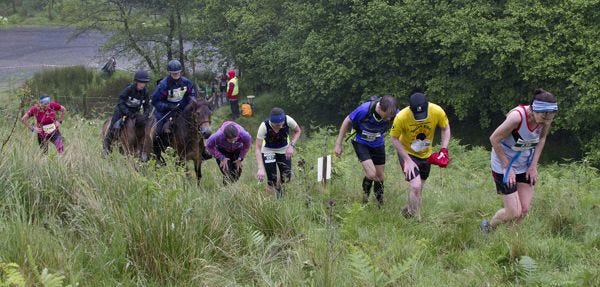 Runners and riders struggling