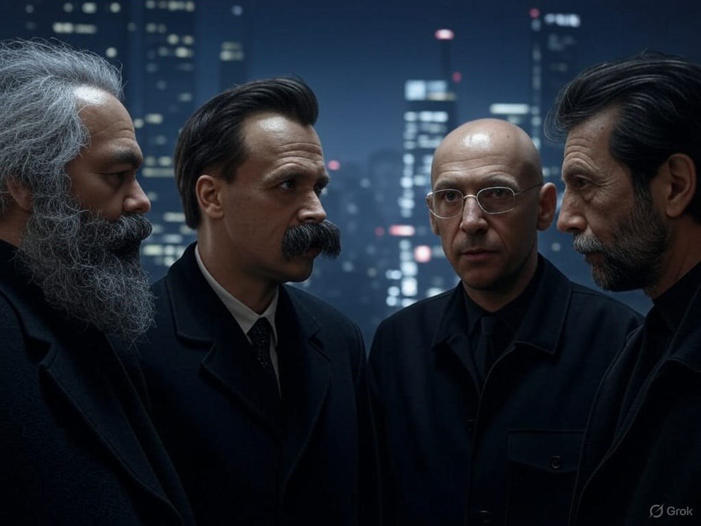 Marx, Nietzsche, Foucault and Massimo Cacciari