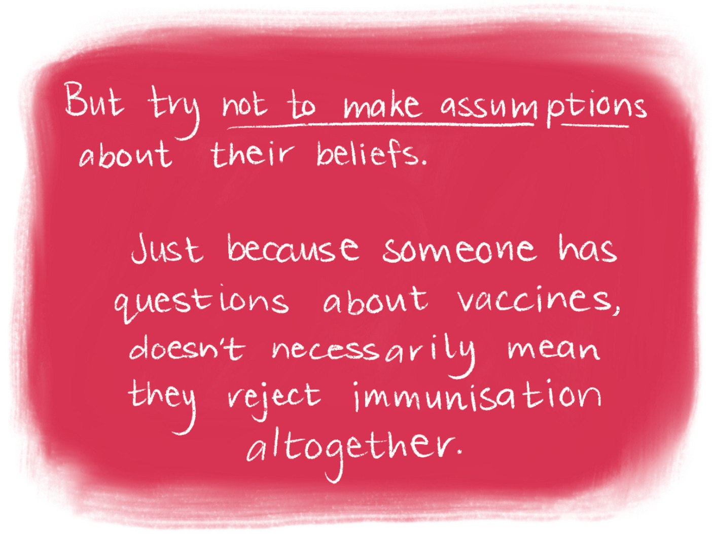 Vaccination comic scene 7 beliefs. Read the transcript below.