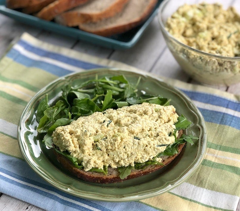 Ultimate tofu eggless salad