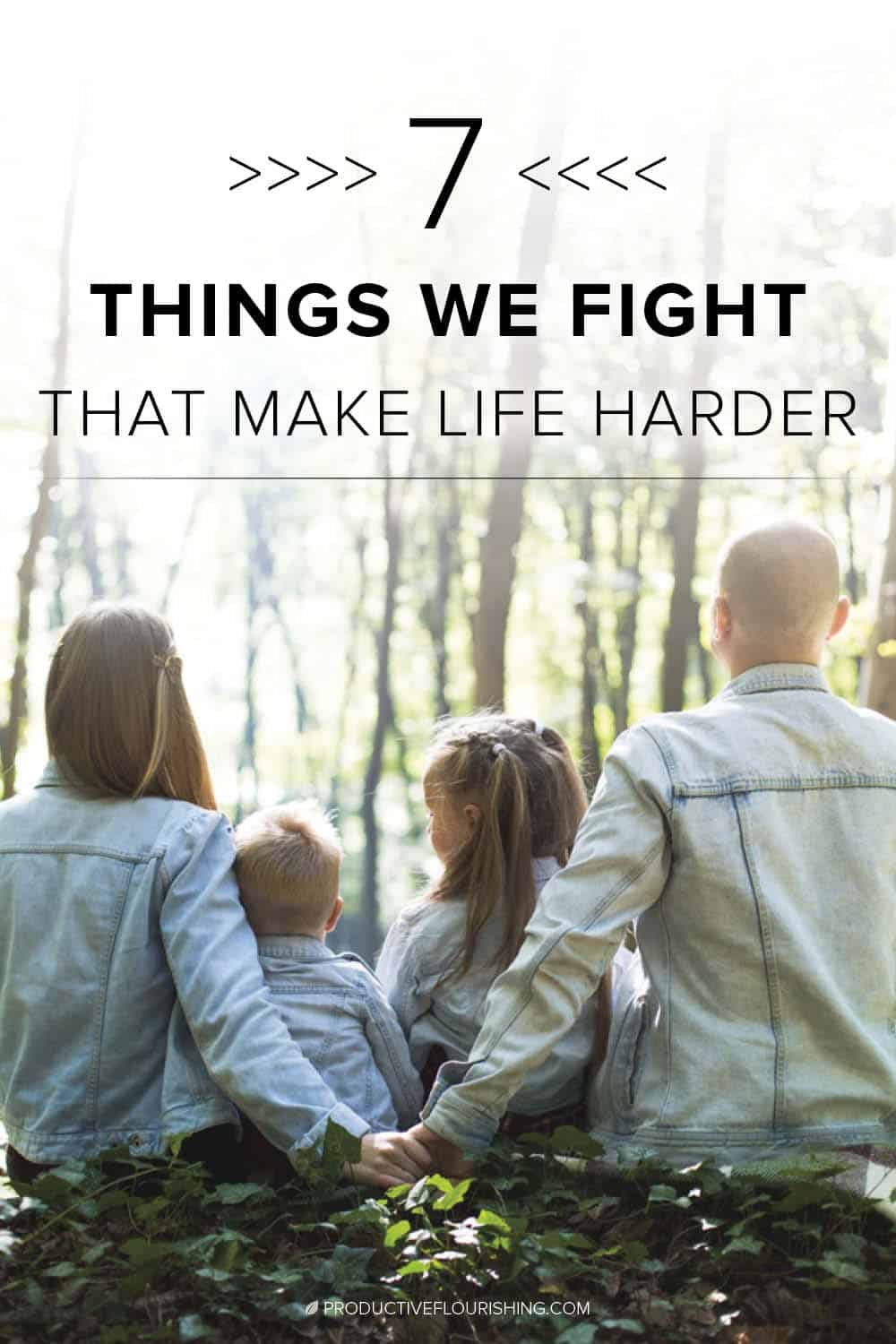 Learn how to recognize that you’re making things way harder than it needs to be; and how to stop fighting it. We fight things we shouldn’t and it makes our life harder. #productiveflourishing #successfulmindset #entrepreneur