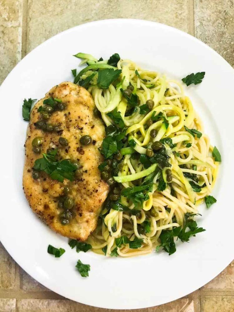 chicken piccata with pasta