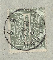 1 centesimo postage stamp - Italy