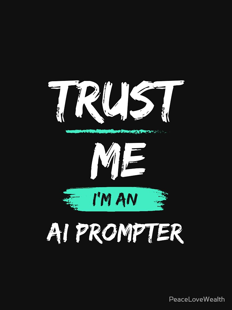 Trust me I'm an AI Prompter - ChatGPT Midjourney Stable Diffusion Humor |  Essential T-Shirt