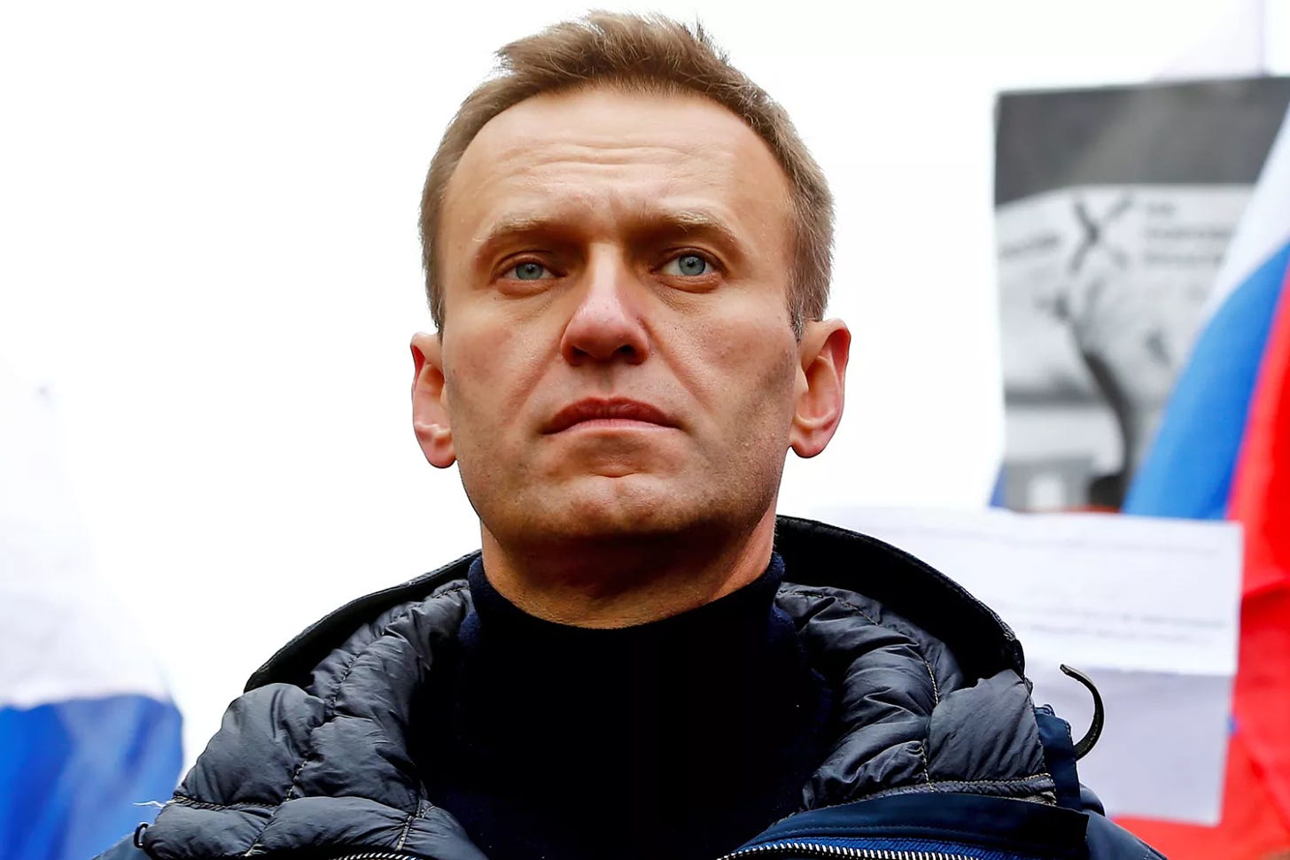 Russian opposition leader Alexei Navalny takes part in a march at Strastnoy Boulevard in memory of Russian politician and opposition leader Boris Nemtsov on his 4th death anniversary in Moscow, Russia on February 24, 2019
