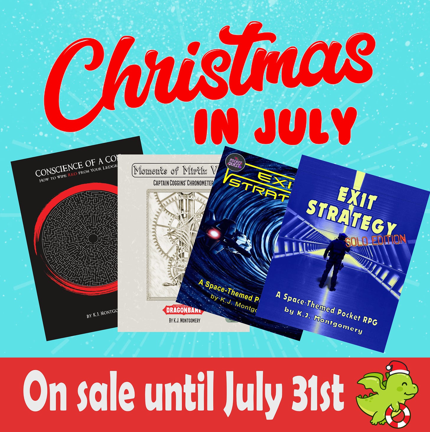 All my paid content is on sale during the Christmas in July sale on DriveThruRPG