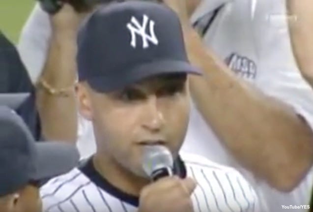 Throwback: Derek Jeter Gives Speech After Last Game At Old Yankee Stadium |  ThePostGame.com