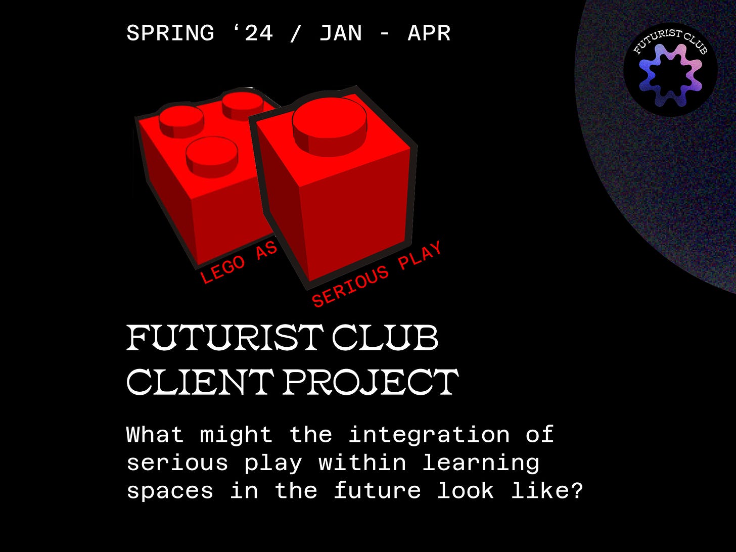 A promotional picture for the Futurist Club client project
