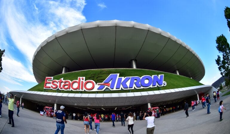 El estadio Akron, la fortaleza rojiblanca en todas las finales disputadas  en su cancha | ESTO en línea