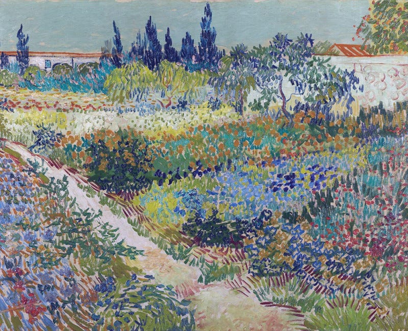 Vincent Van Gogh's "Garden with Flowers" - An Impressionist Masterpiece