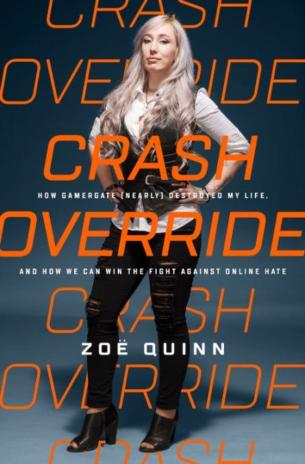 Cover of Crash Override by Zoe Quinn