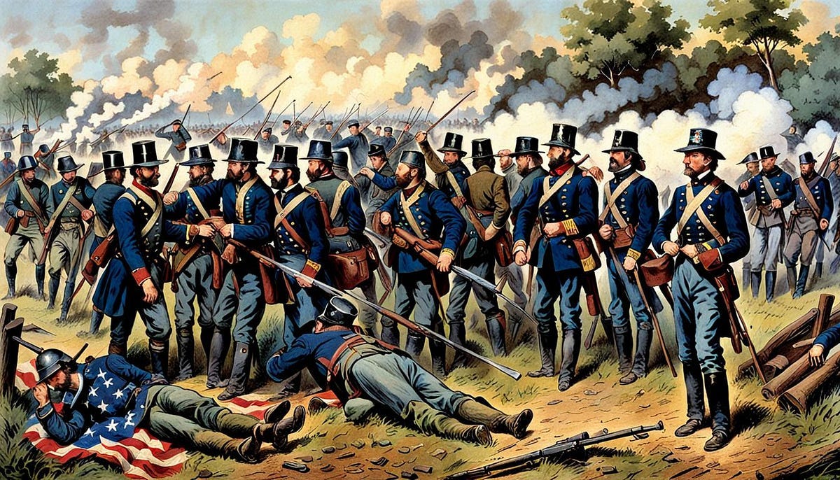 Scene from American Civil War