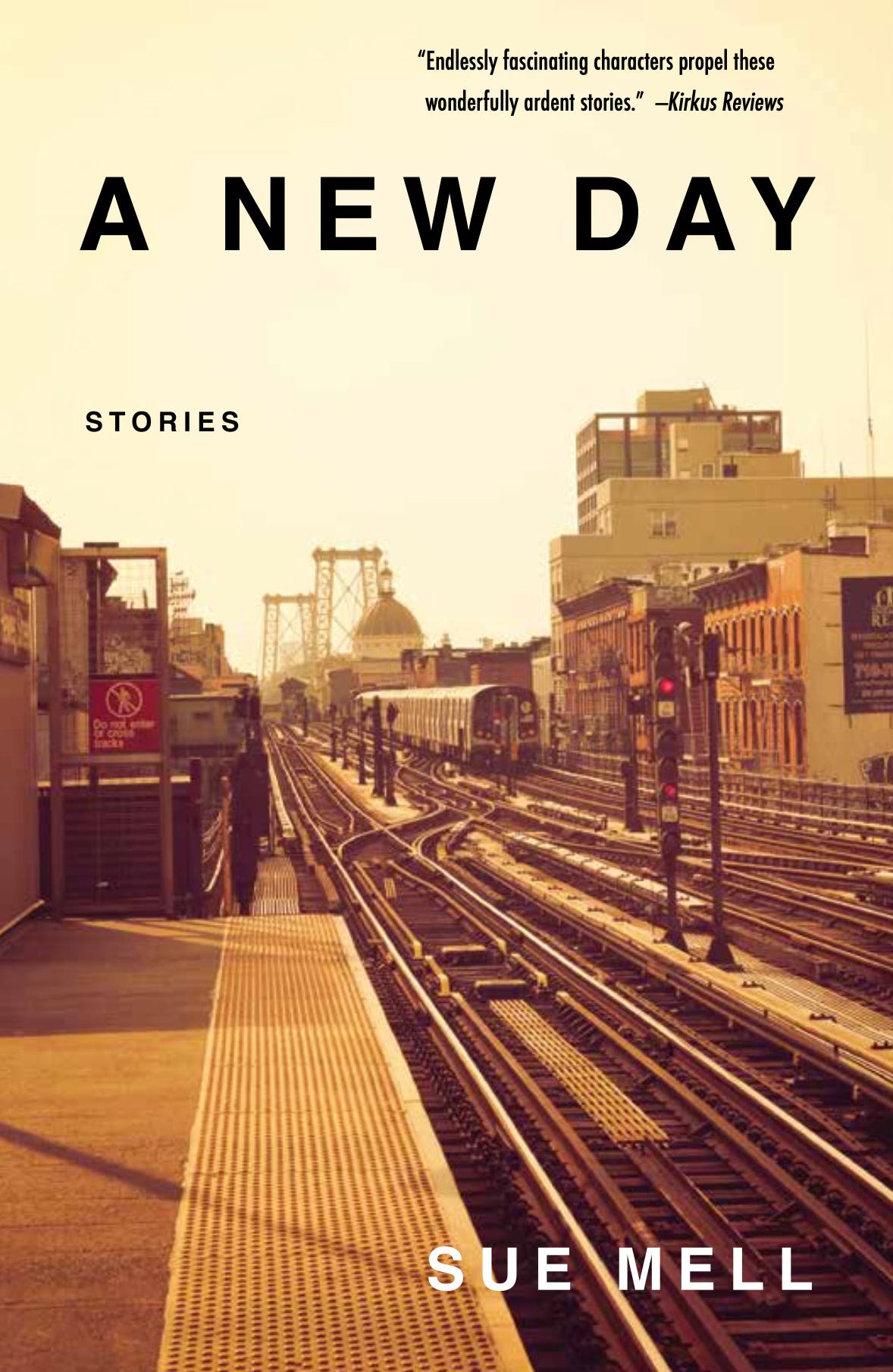 cover of Sue Mell's short story collection, A NEW DAY