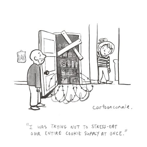 rejected cartoons, cartoon ideas, creative process, humor, connie sun, cartoonconnie, illustration, comics