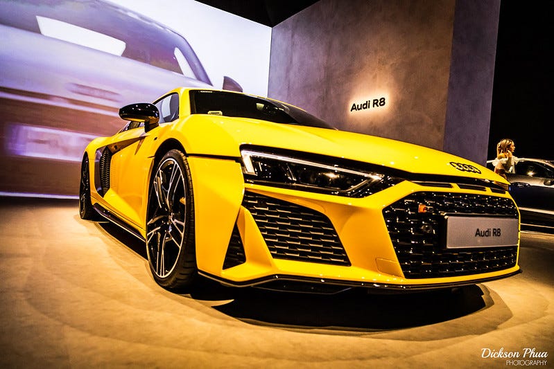 Yellow Audi