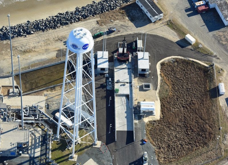 Rocket Lab Launch Complex 2 Construction