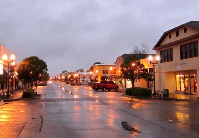 Downtown Crestview at Night