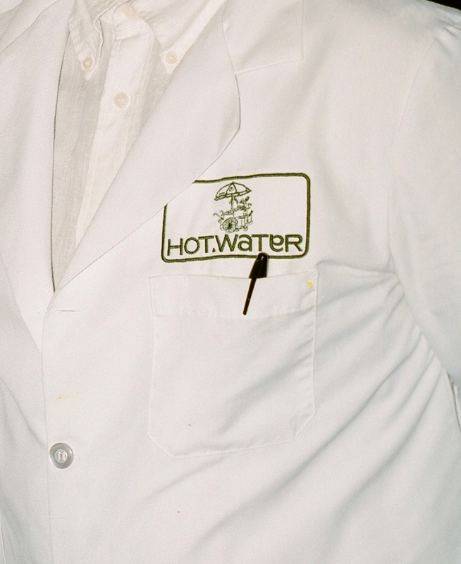 Hot Water Cafe's chef coat