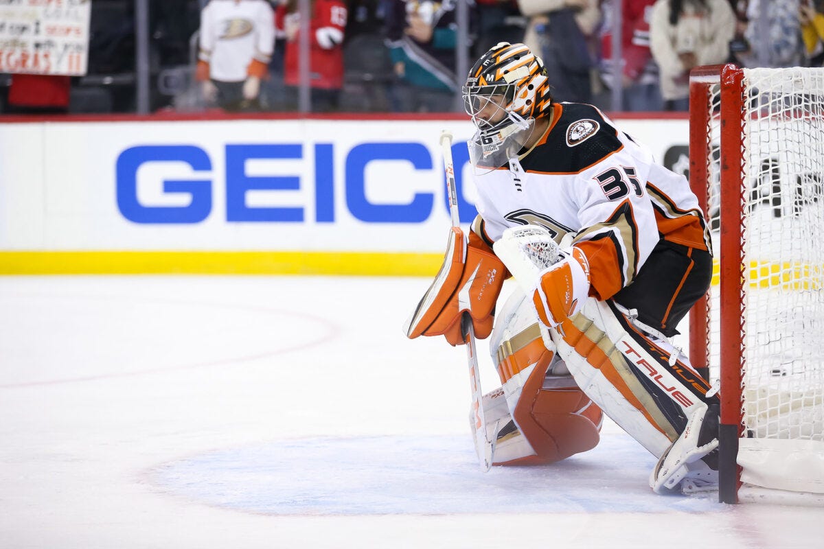 John Gibson Anaheim Ducks