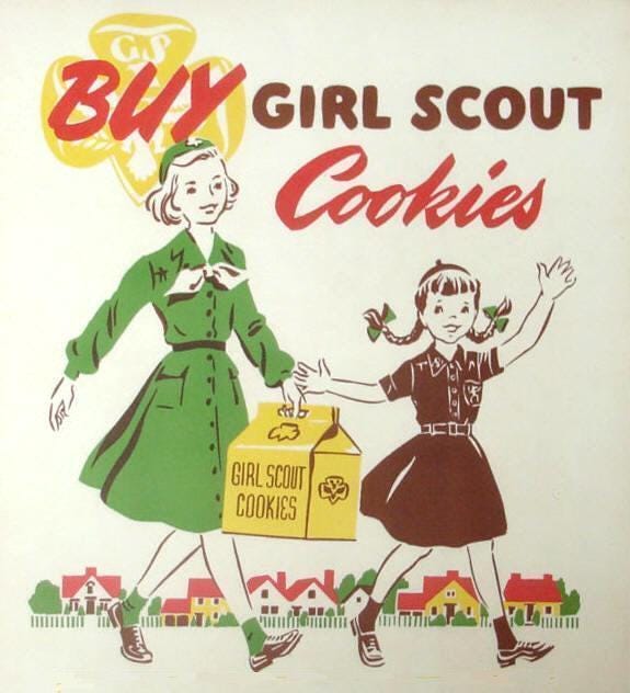 Girl Scout Cookies # 10 - 8 x 10 Tee Shirt Iron On Transfer - Picture 1 of 1