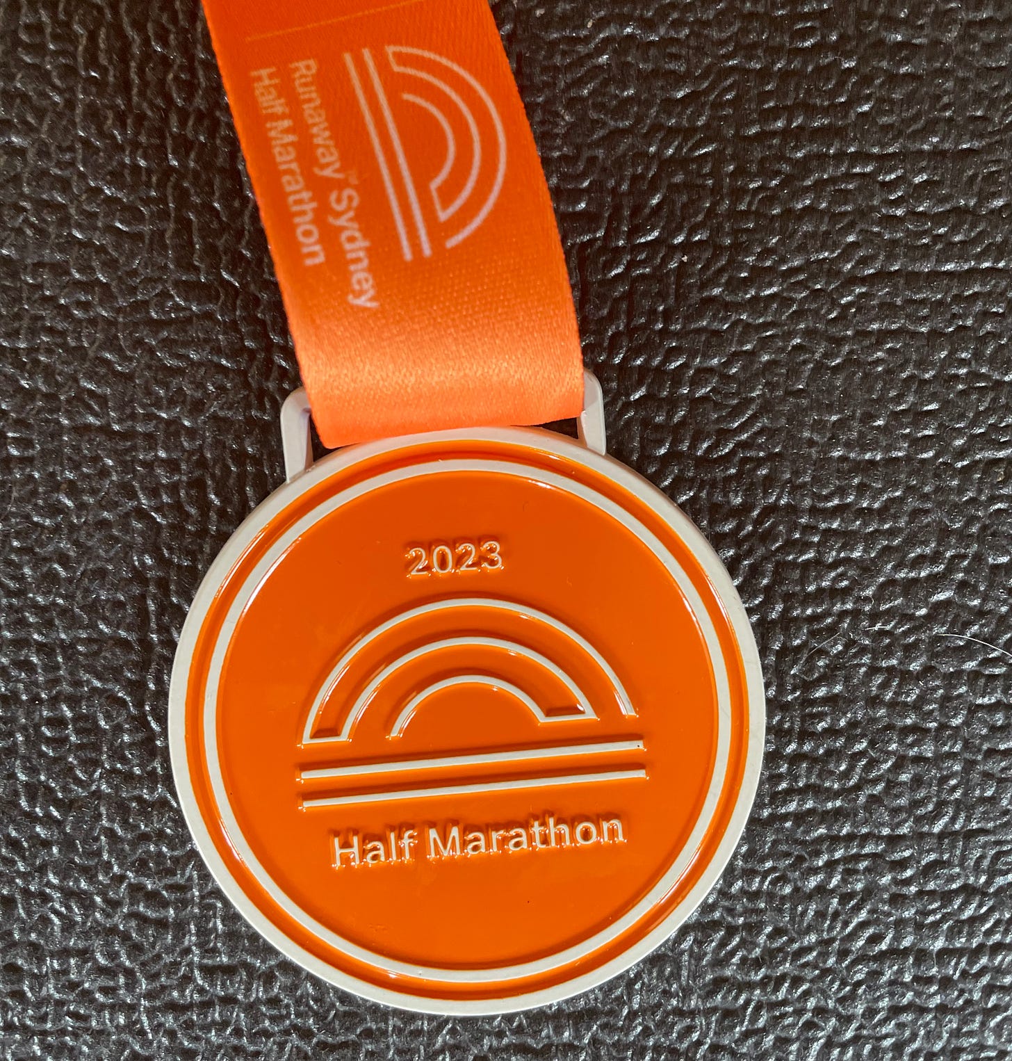 HOKA Runaway Sydney Half Marathon, 2023 finisher’s medal