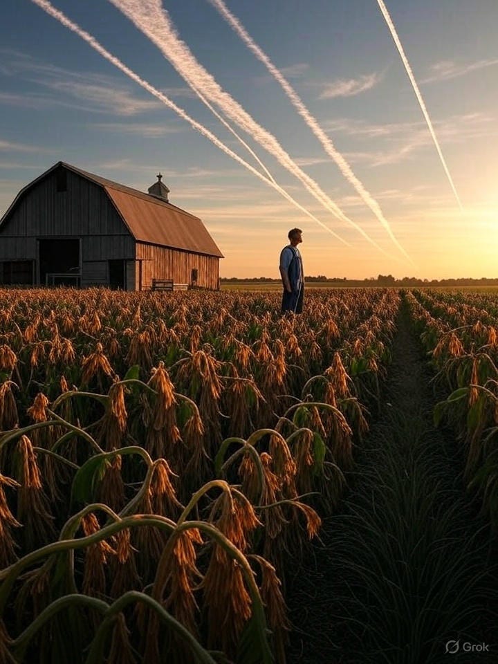 Image created with Grok ai. Learn what organic Farmer Steve Jarvis is doing about Weather Engineering. Image created with Grok ai. Learn what organic Farmer Steve Jarvis is doing about Weather Engineering.