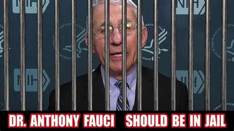 Dr Anthony Fauci should be in Jail (foto YouTube) - Rob Scholte Museum