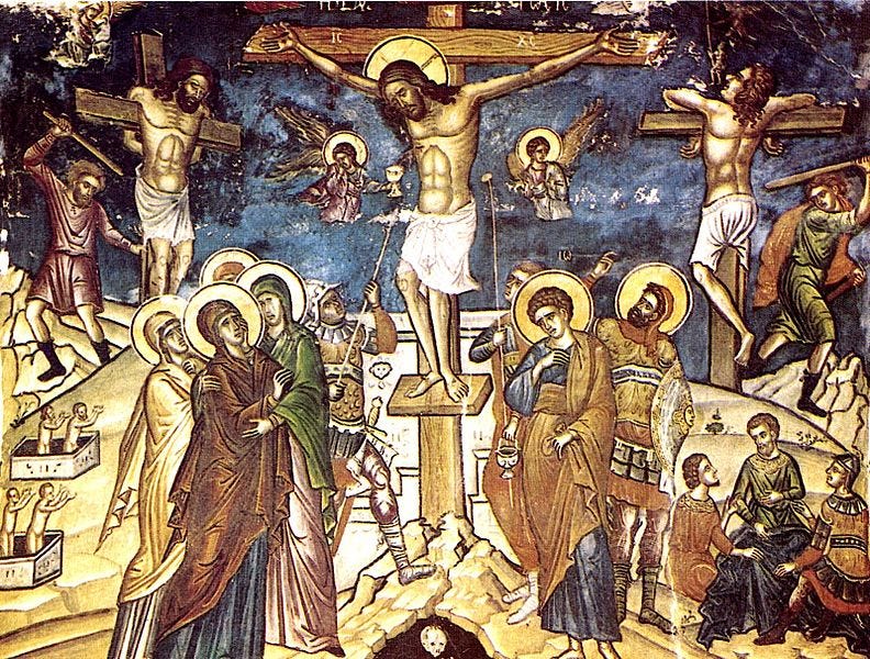 File:Stavronikita Monastery Katholikon Church Crucifixion Fresco, Theophanes the Cretan, 1545 - 1546.jpg