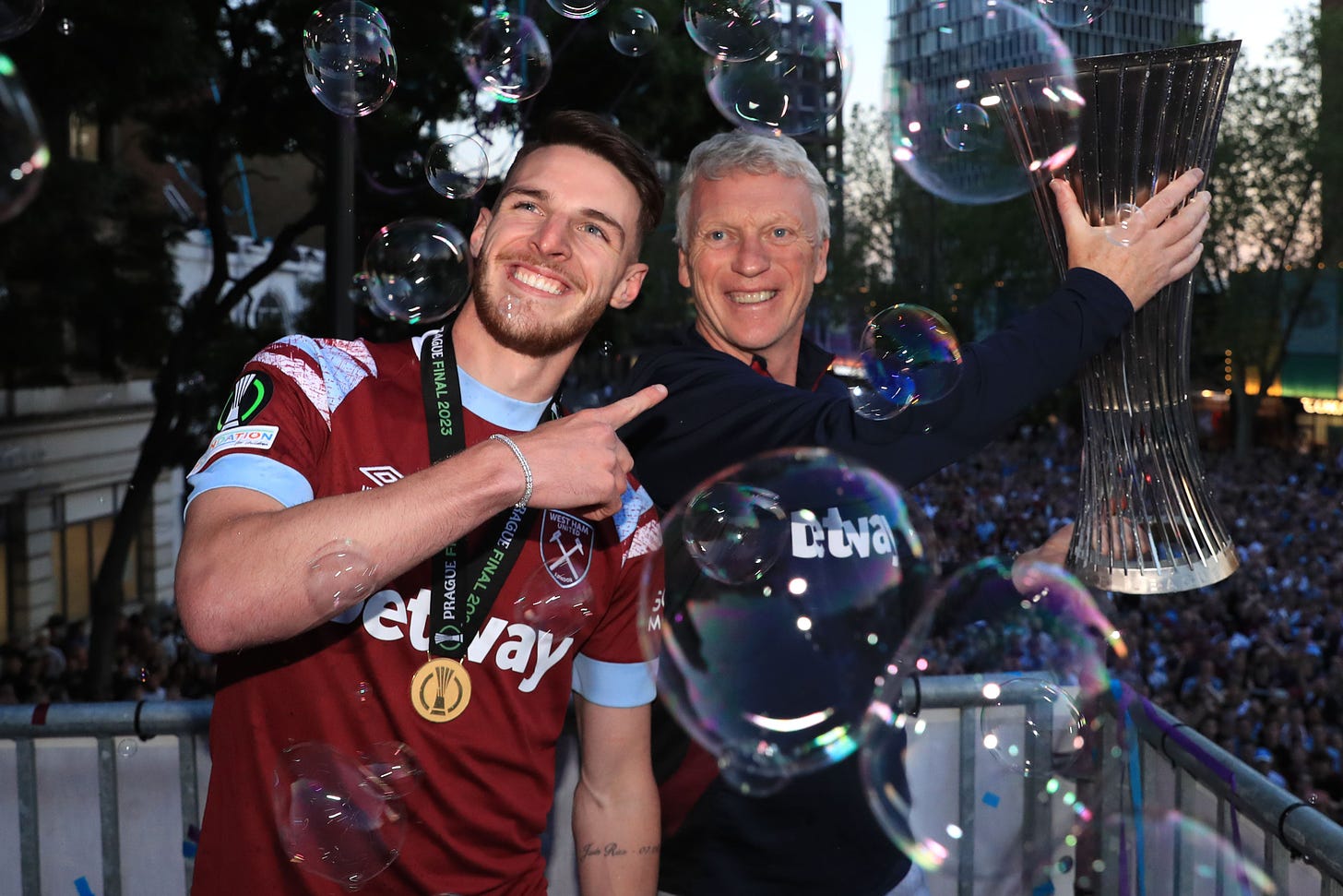 David Moyes: Declan Rice should be 'welcomed back with open arms' when West  Ham host Arsenal | The Independent