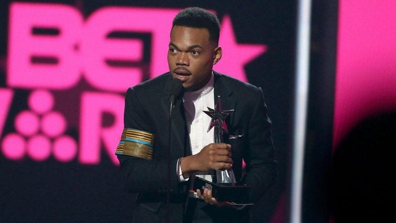 chance the rapper honored at bet awards plus winners 2017 images