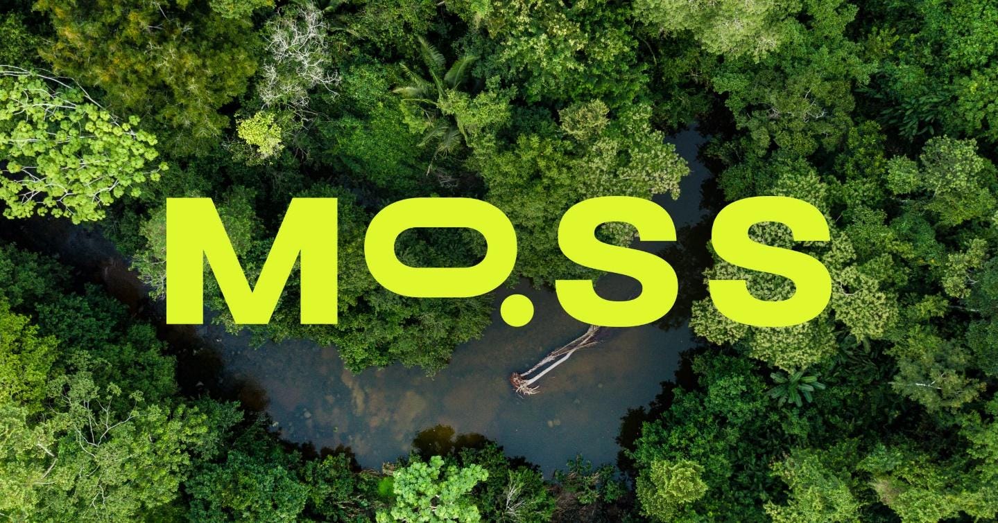 Offset your carbon footprint with Moss carbon credits