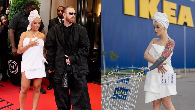 Met Gala'nın Kırmızı Halısından IKEA Raflarına: DÖJA Havlu Elbise |  Marketing Türkiye