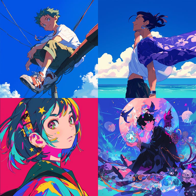 Anime in the style of Hiroshi Fujimoto.