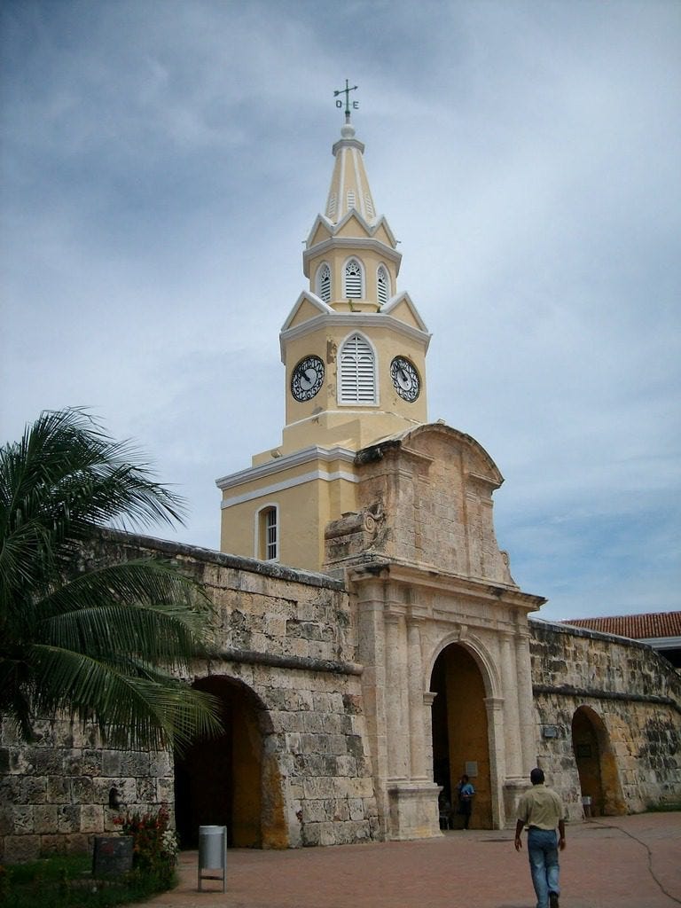 Puerta del Reloj in Cartagena