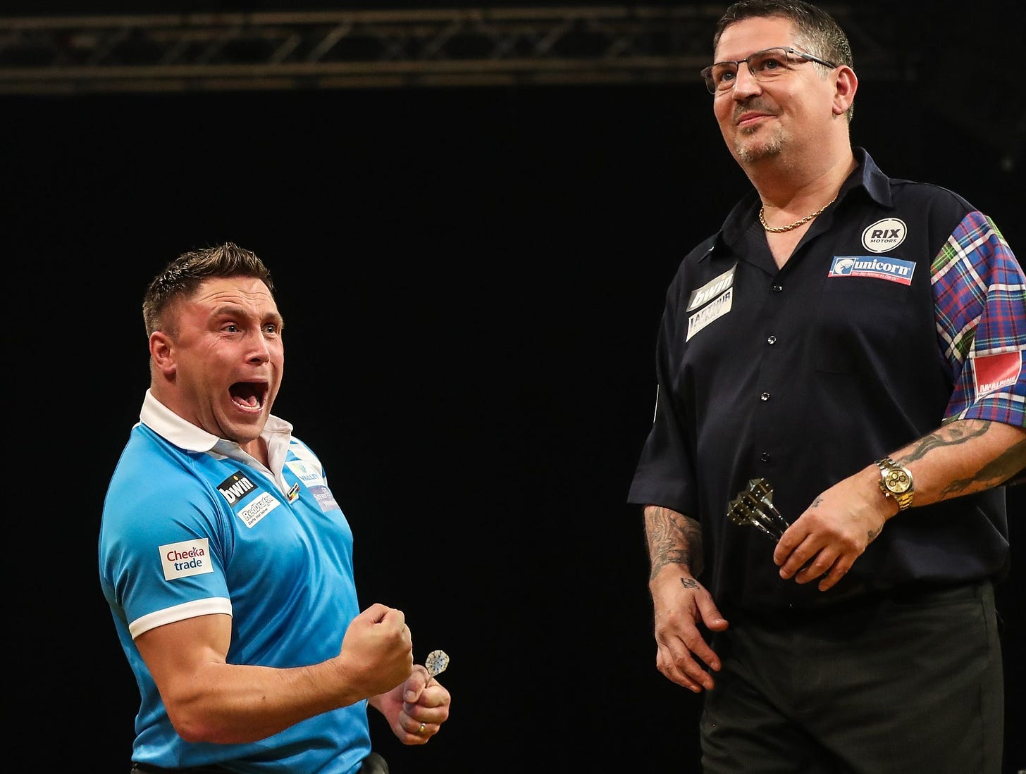 Gerwyn Price and Gary Anderson feud: Pair set up mouthwatering £500k grudge  match in PDC World Darts Championship final | The Sun