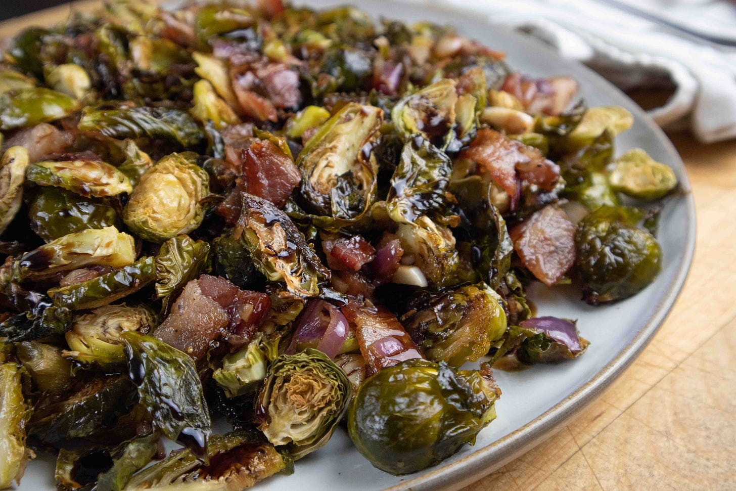 Brussels Sprouts with Bacon Jam