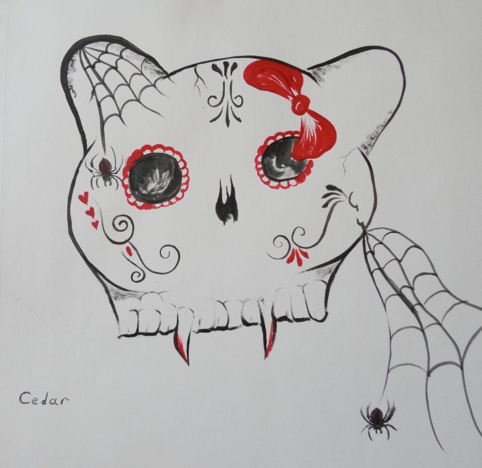 Kello Kitty Sugar Skull 