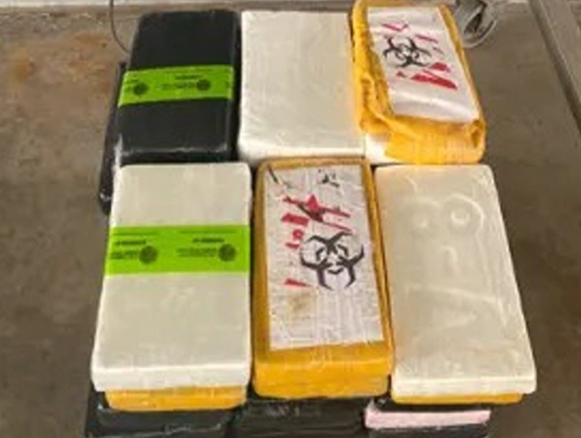This million-dollar load of Mexican Cartel Cocaine was found hidden inside a semi truck attempting to cross the Pharr International Bridge. This million-dollar load of Mexican Cartel Cocaine was found hidden inside a semi truck attempting to cross the Pharr International Bridge.