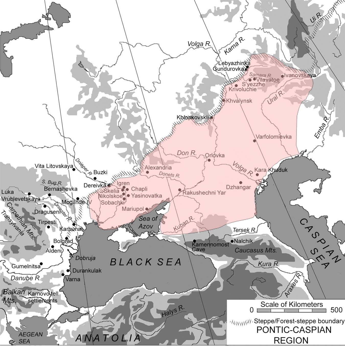 The Pontic-Caspian Steppe: The claimed homeland of the Aryans | Historical  maps, History, Ancient origins