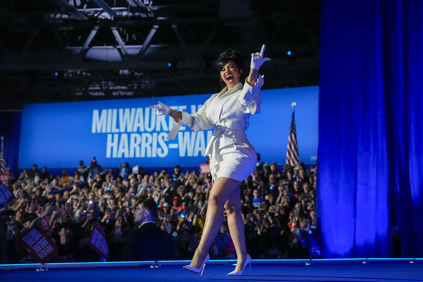 Watch Cardi B at Kamala Harris Rally: 'People Like Donald Trump Don’t Believe Women Deserve Rights'