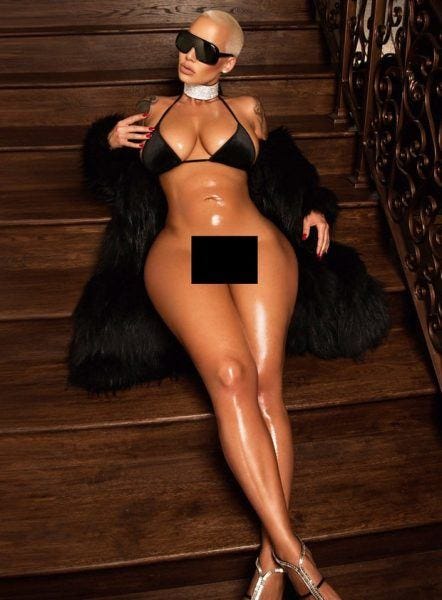 amber rose full photo censored