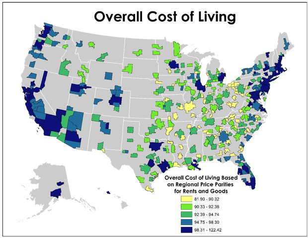 American Cost Of Living